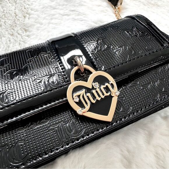 Juicy Couture Mini Shoulder Bag - Patent Black - Picture 3 of 5